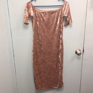 Velvet dress. Never worn still has tag on it.